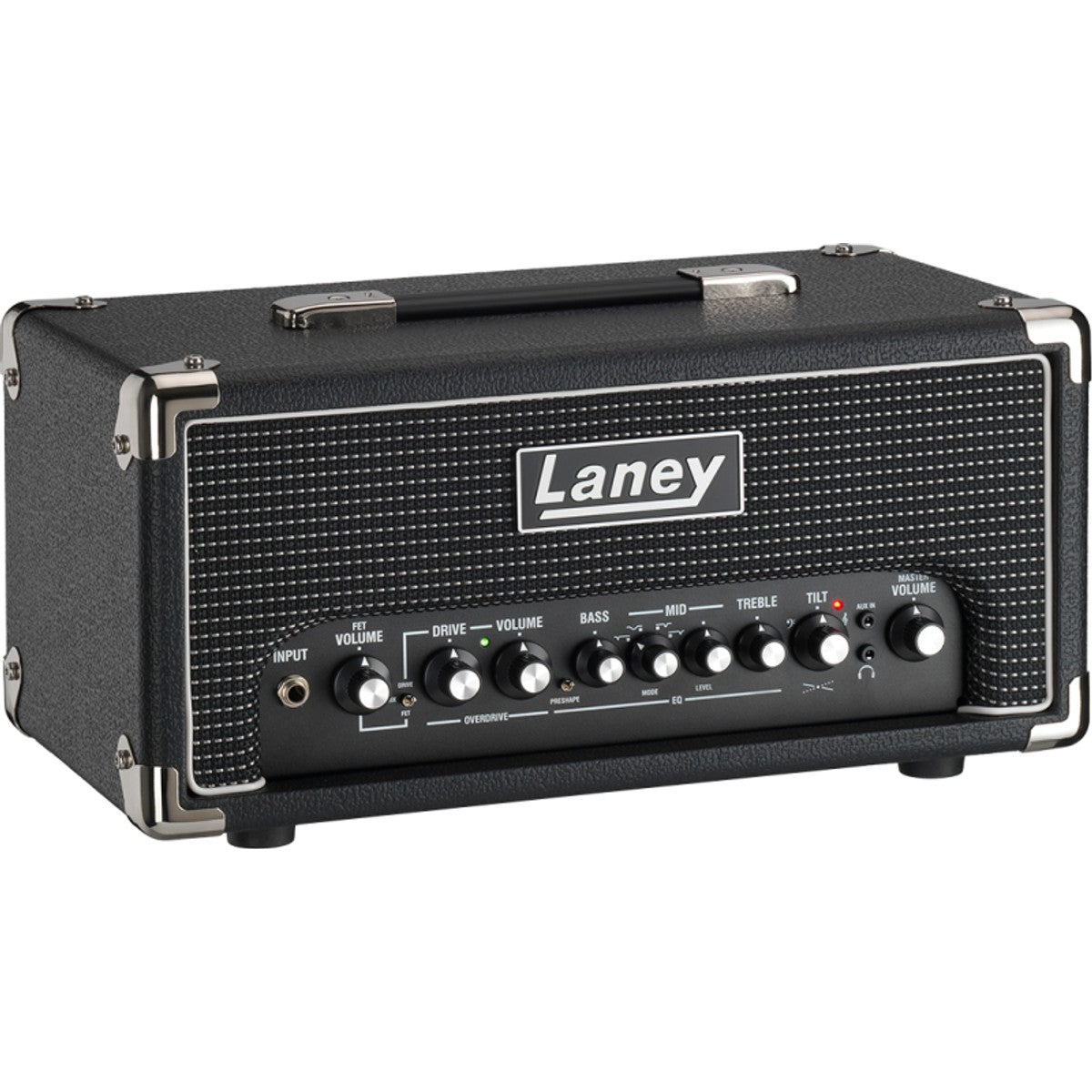 Laney DBF200H vista lateral derecha – cabezal de bajo | Armonía Musical México