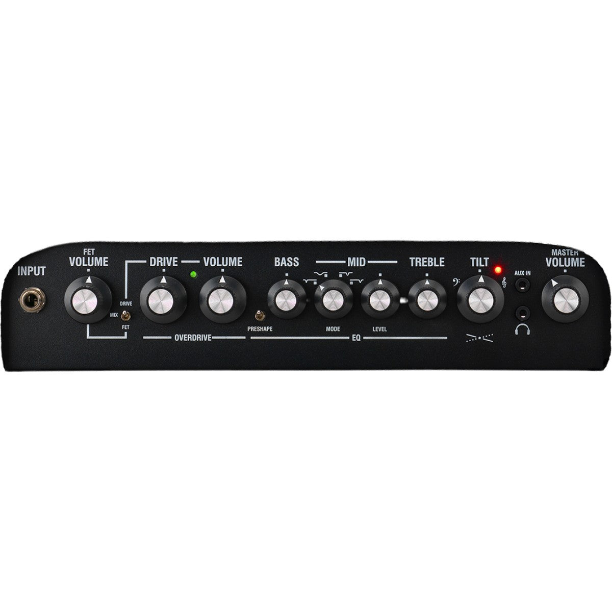 Laney DBF200H detalle del panel – cabezal de bajo | Armonía Musical México