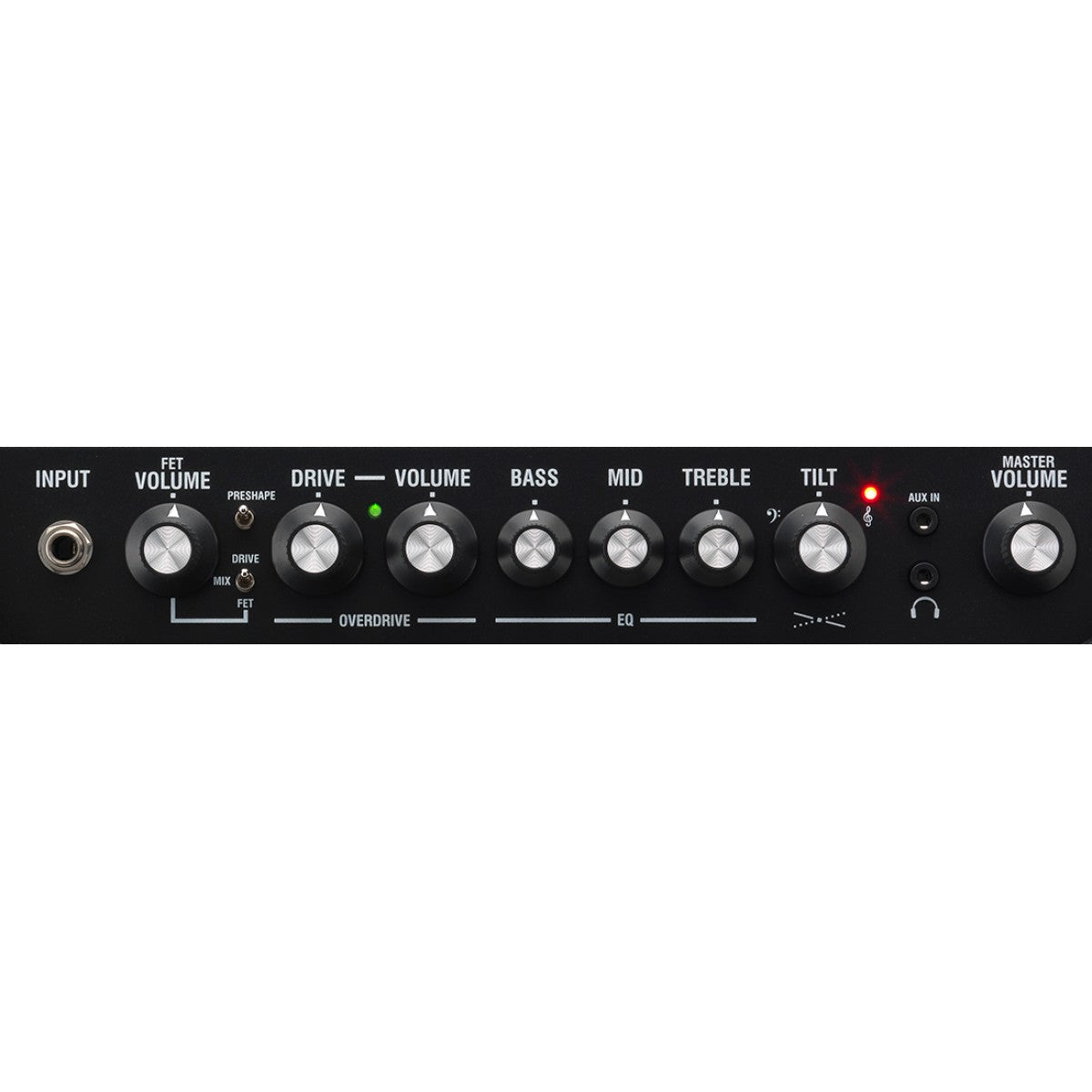 Laney DBF50 detalle del panel – amplificador de bajo | Armonía Musical México
