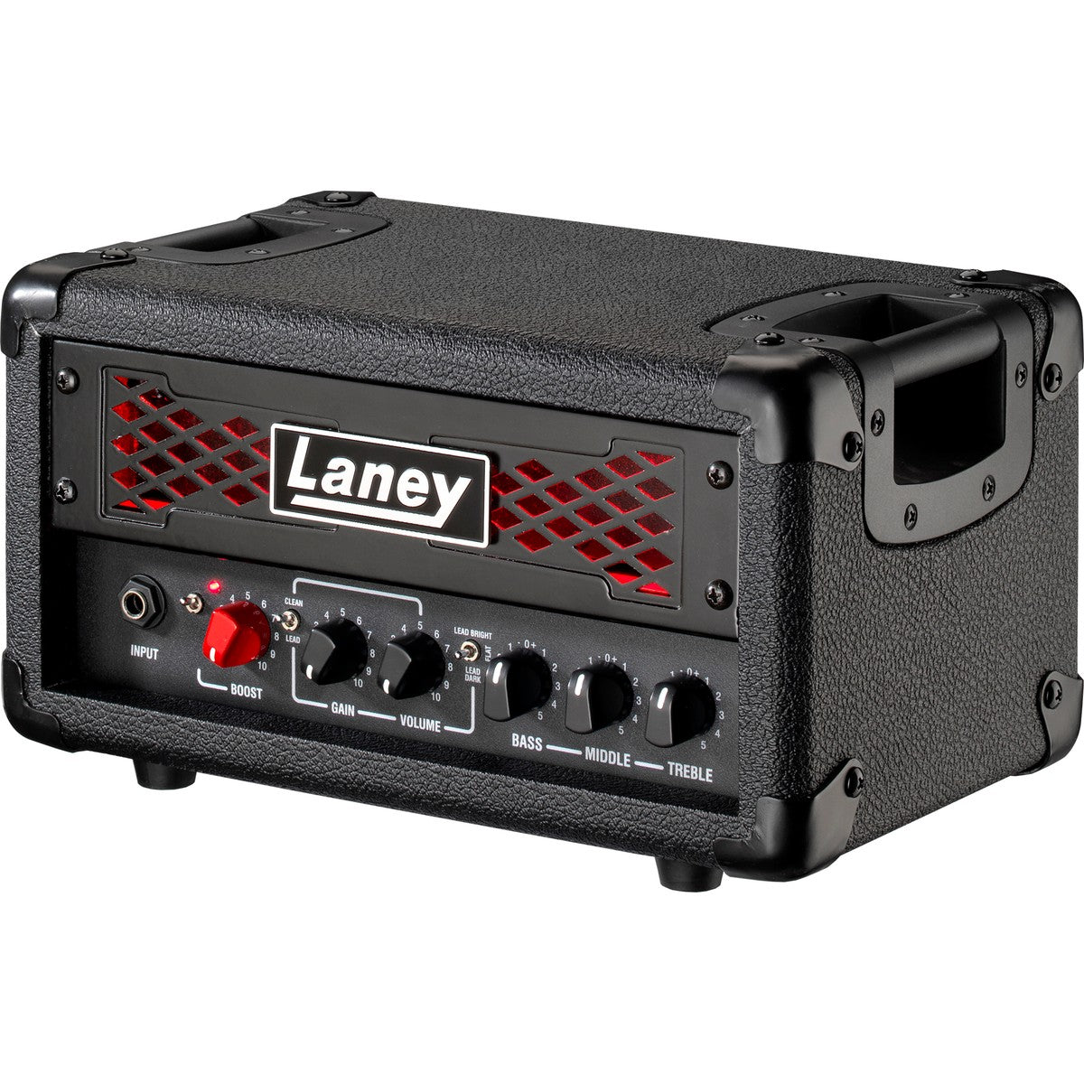 Laney IRF-LEADTOP vista lateral izquierda – cabezal de guitarra | Armonía Musical México
