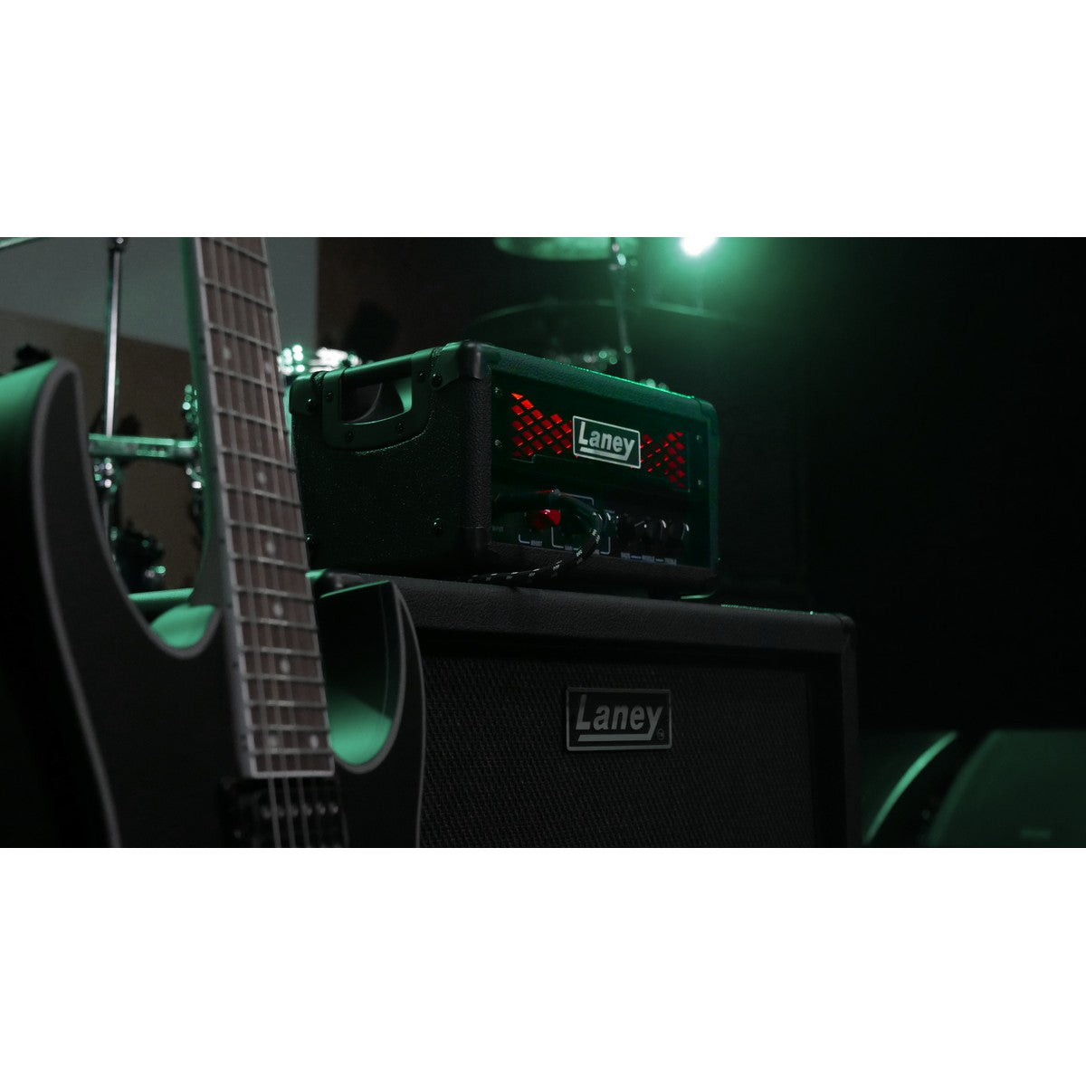 Laney IRF-LEADTOP vista superior – cabezal de guitarra | Armonía Musical México