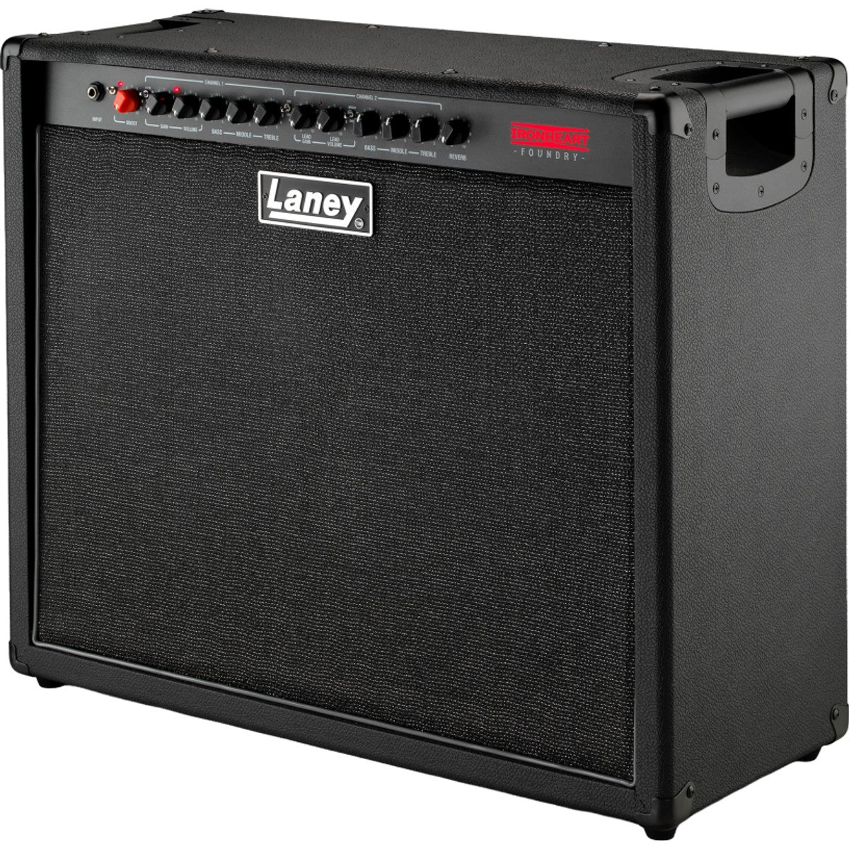 Laney IRF120-212 vista lateral izquierda – amplificador de guitarra | Armonía Musical México