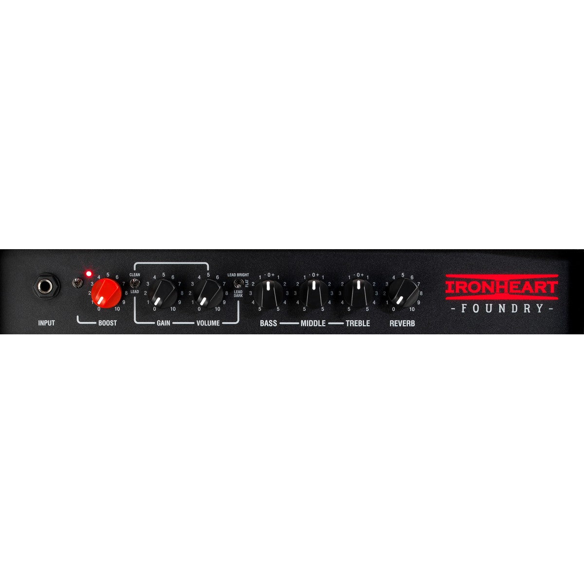 Laney IRF60-110 detalle del panel – amplificador de guitarra | Armonía Musical México