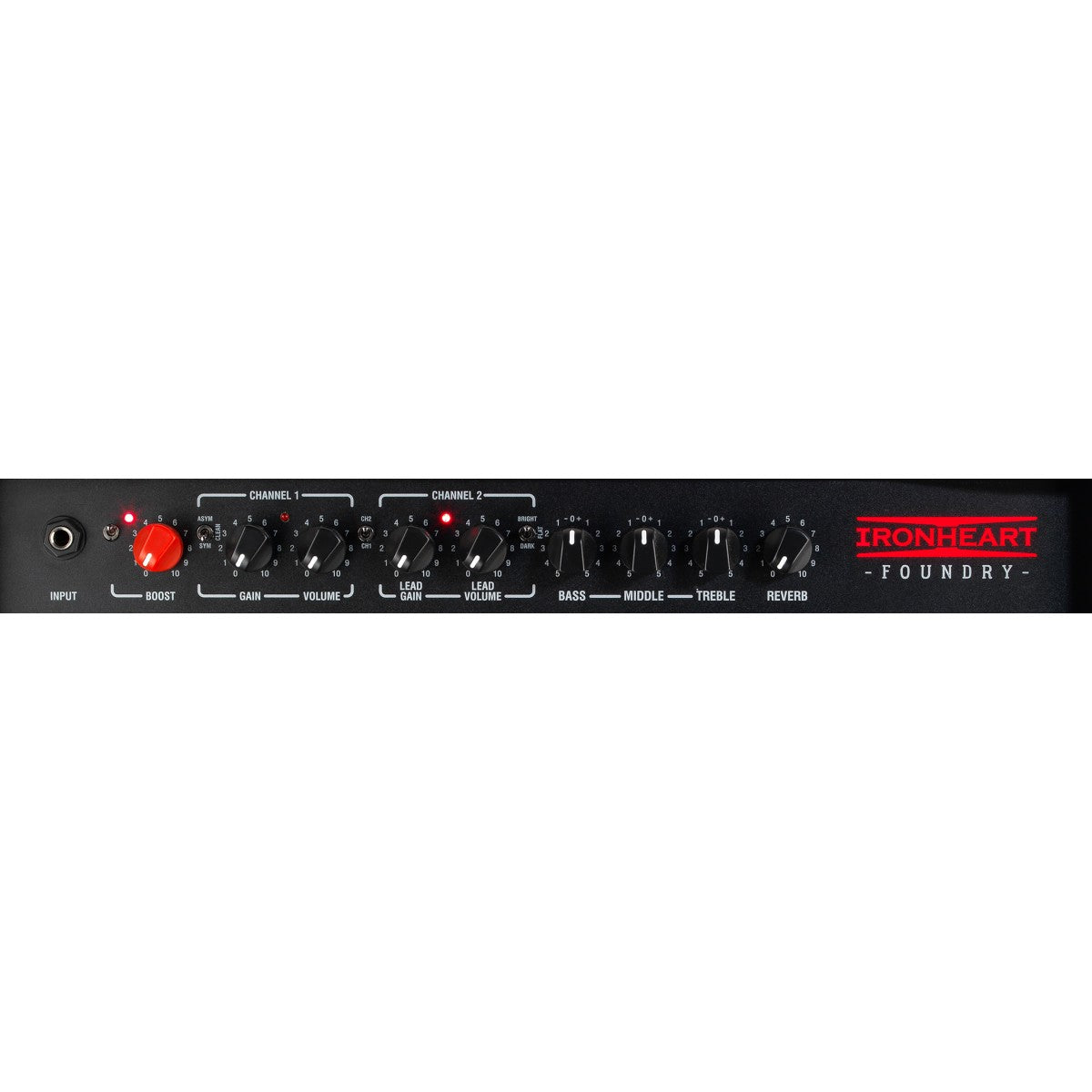 Laney IRF60-112 detalle del panel – amplificador de guitarra | Armonía Musical México