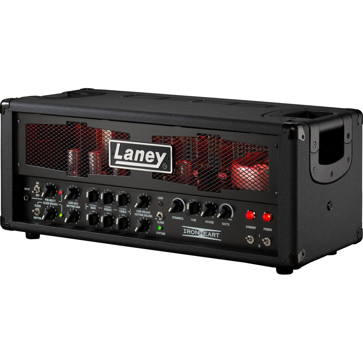 Laney IRT120H vista lateral izquierda – cabezal de guitarra | Armonía Musical México