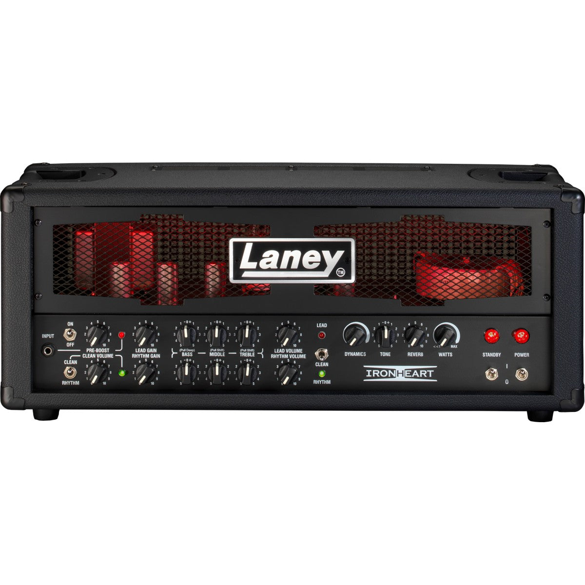 Laney IRT60H vista frontal – cabezal de guitarra | Armonía Musical México