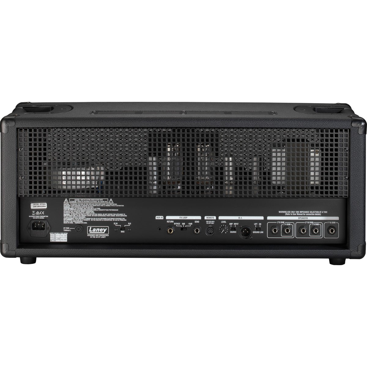 Laney IRT60H vista trasera – cabezal de guitarra | Armonía Musical México