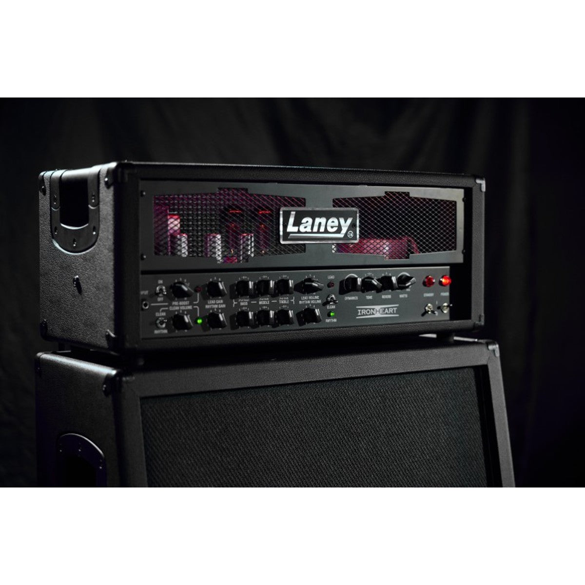 Laney IRT60H detalle – cabezal de guitarra | Armonía Musical México