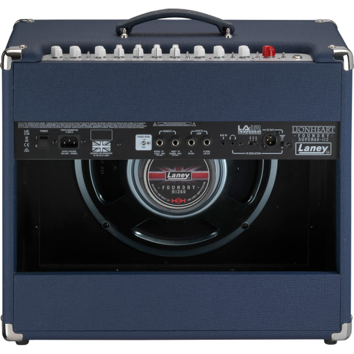 Laney LFSUPER60-112 vista trasera – amplificador de guitarra | Armonía Musical México