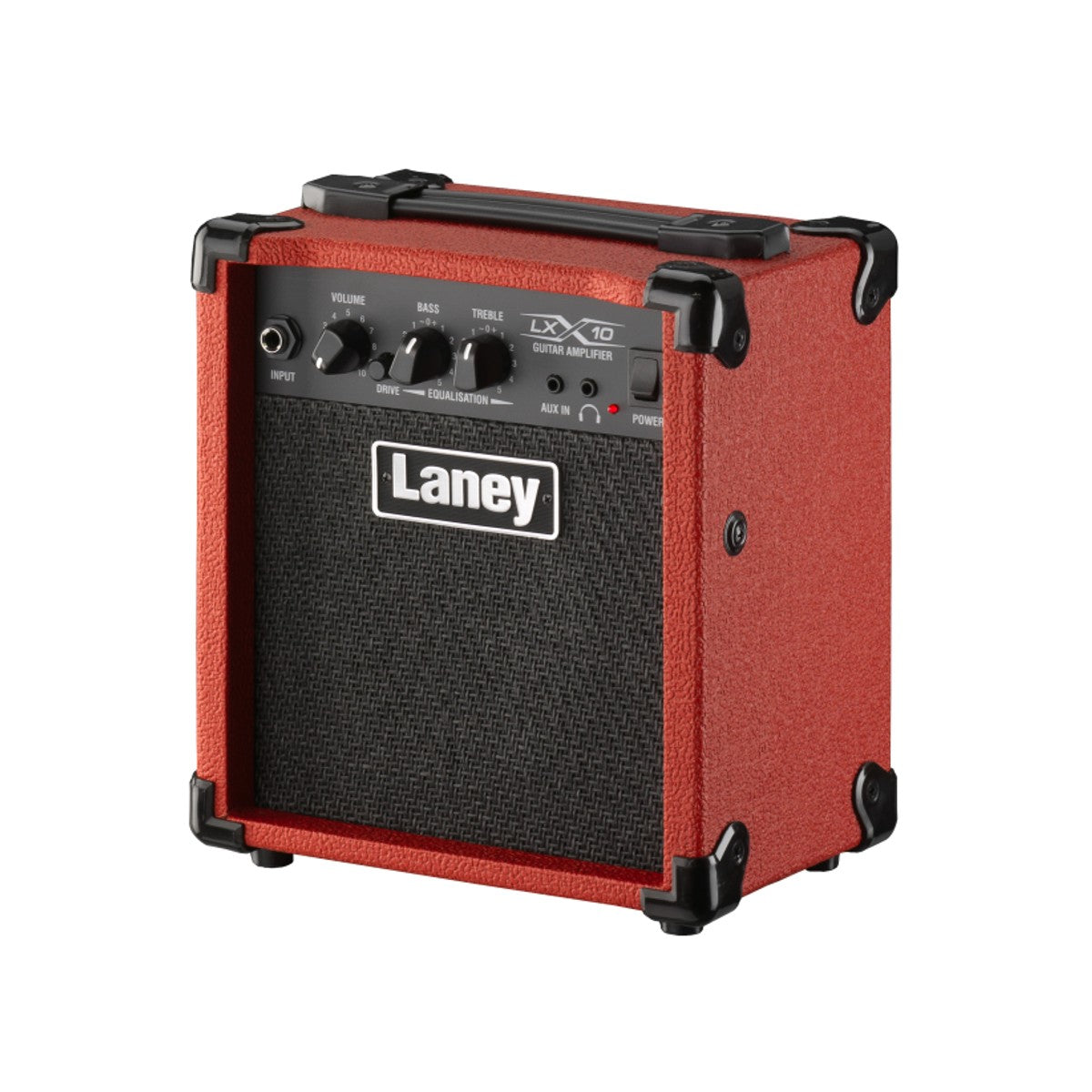 Laney LX10-RED vista lateral izquierda – amplificador de guitarra | Armonía Musical México