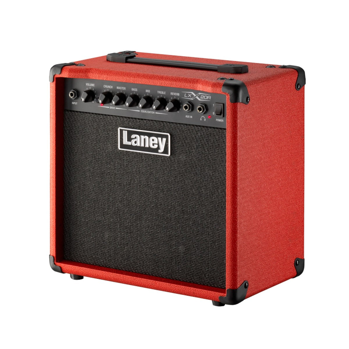 Laney LX20R-RED vista lateral izquierda – amplificador de guitarra | Armonía Musical México