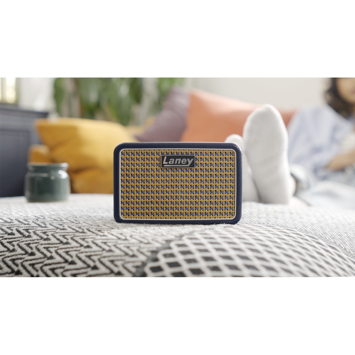 Laney PRISM-MINI-BL detalle – amplificador de guitarra | Armonía Musical México