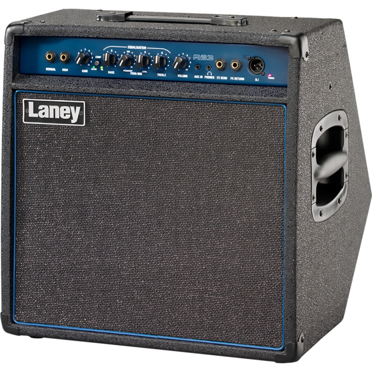 Laney RB3 vista lateral izquierda – amplificador de bajo | Armonía Musical México
