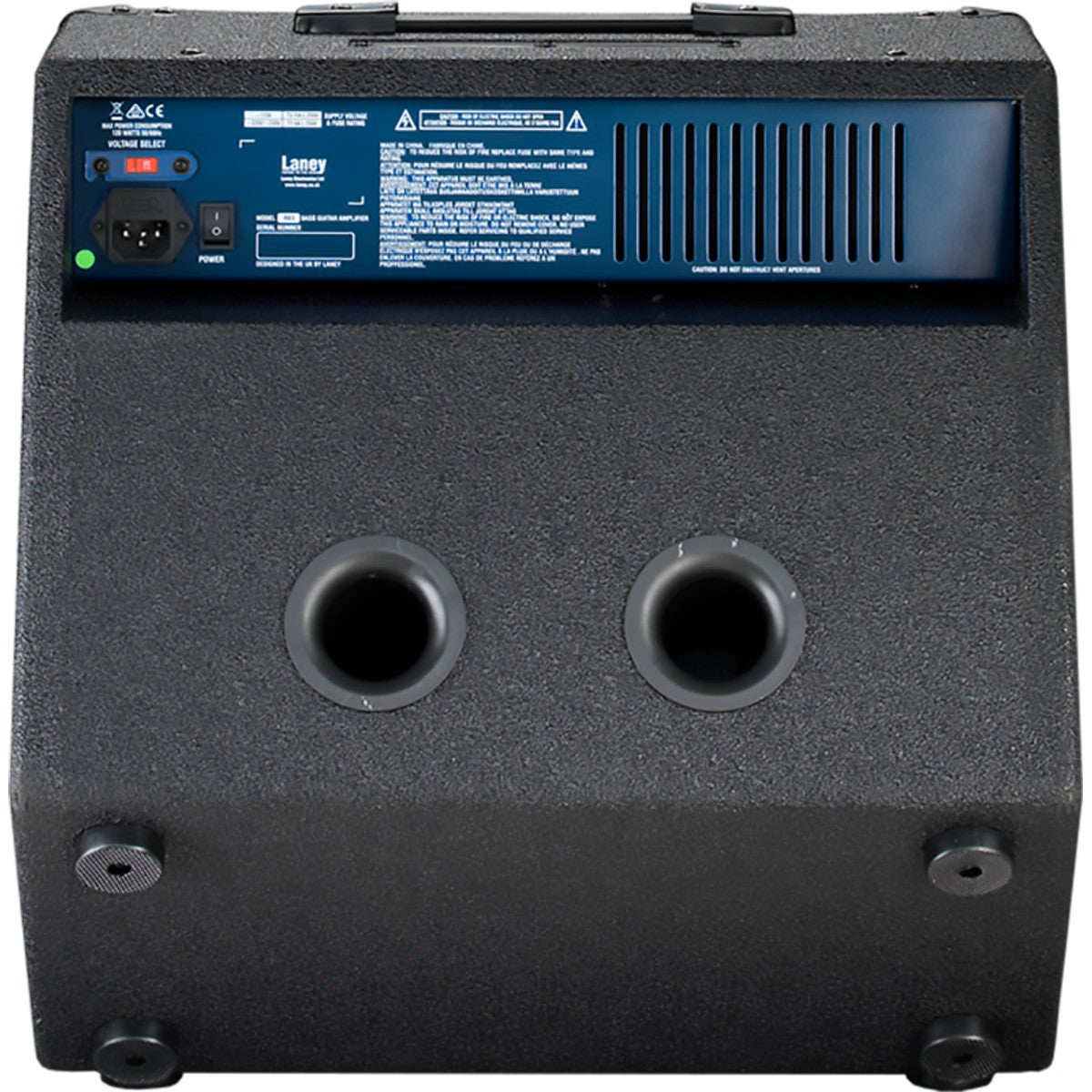 Laney RB3 vista trasera – amplificador de bajo | Armonía Musical México