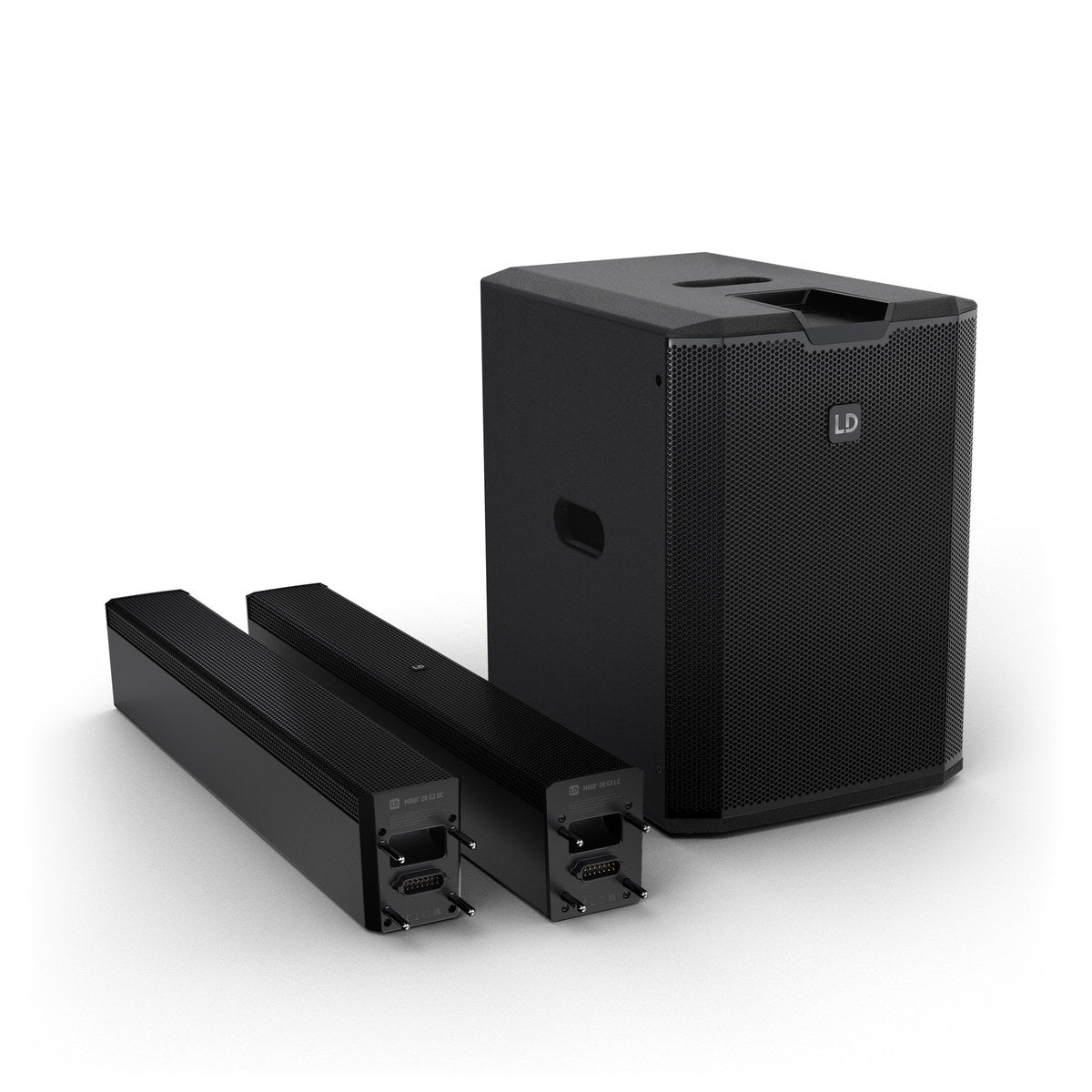 Sistema de audio LD Systems MAUI 28 G3 MIX columnas desmontadas y subwoofer listos para transportar | Armonía Musical México