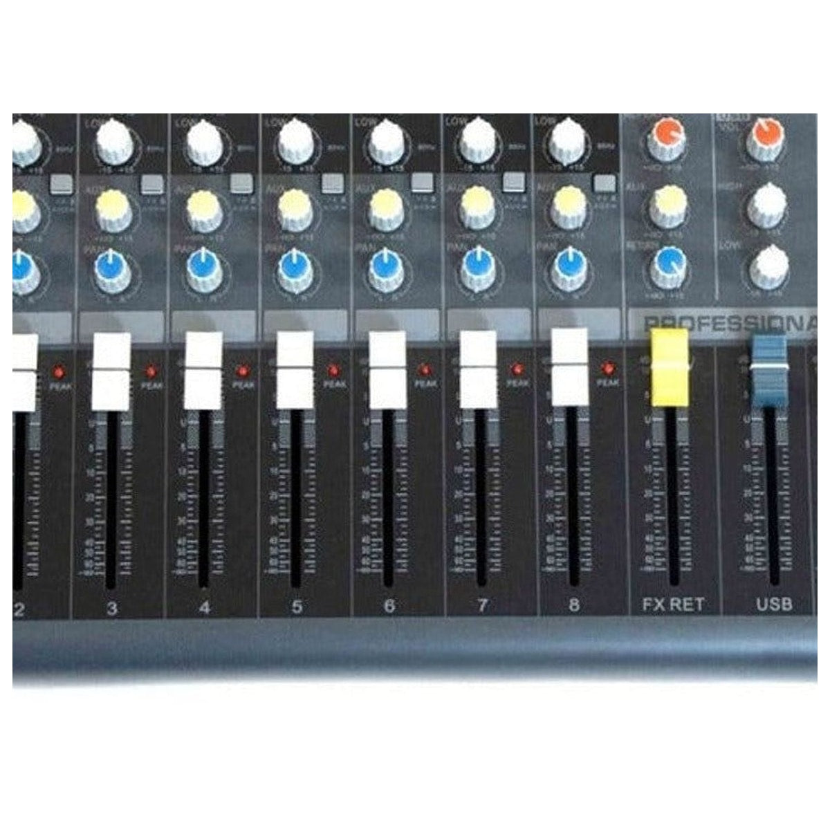 Mezcladora High Line HL MIX8-USB con Efectos y Bluetooth detalle 3 | Armonía Musical México