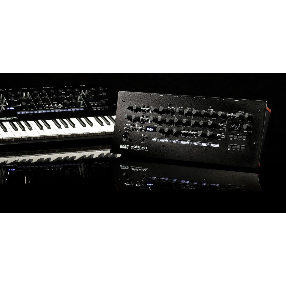 Korg minilogue xd module vista frontal producto | Armonía Musical México