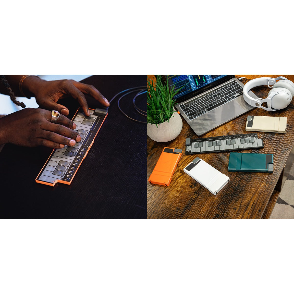 Korg nanoKEY Fold 25 Teclas Blanco en uso | Armonía Musical México