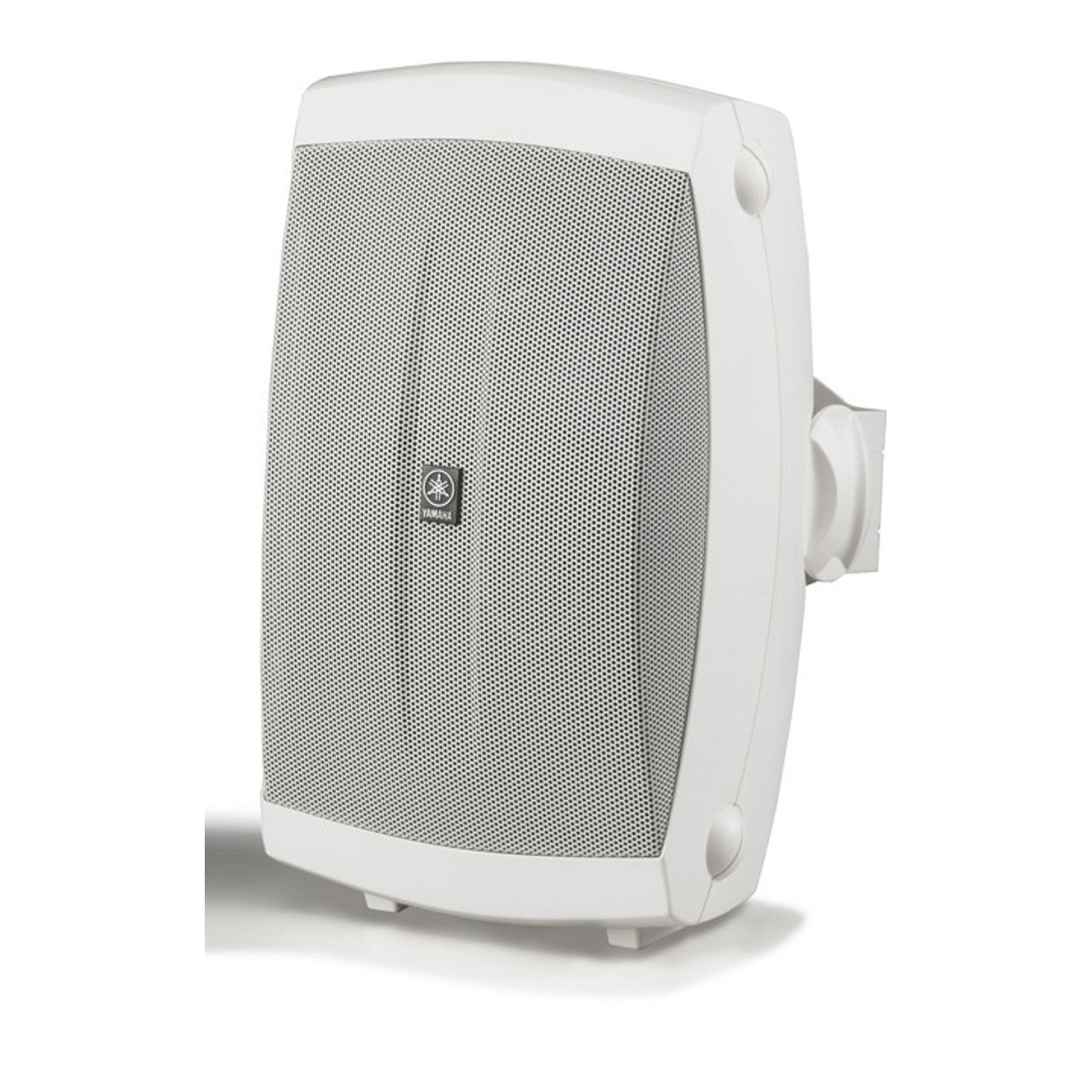 Bocina Yamaha NS-AW150W intemperie par Blanco blanco vista lateral perfil | Armonía Musical México