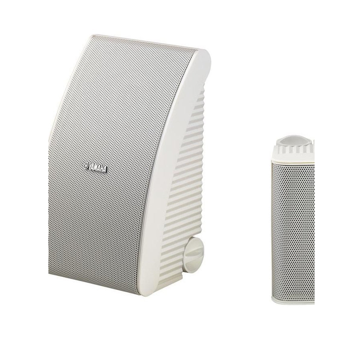 Bocina Yamaha NS-AW392W intemperie par blanco blanco detalle individual con soporte | Armonía Musical México