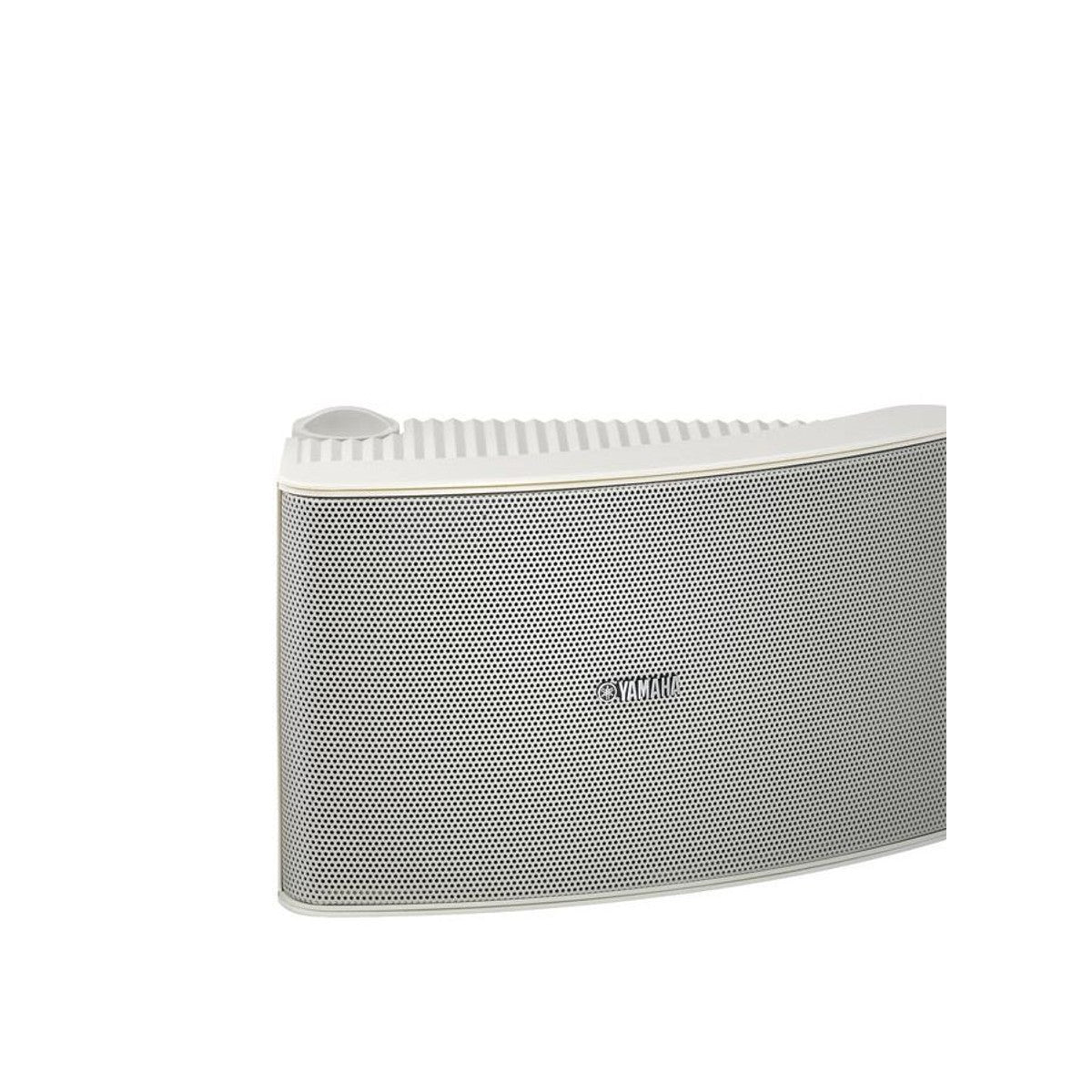 Bocina Yamaha NS-AW392W intemperie par blanco blanco detalle rejilla frontal | Armonía Musical México