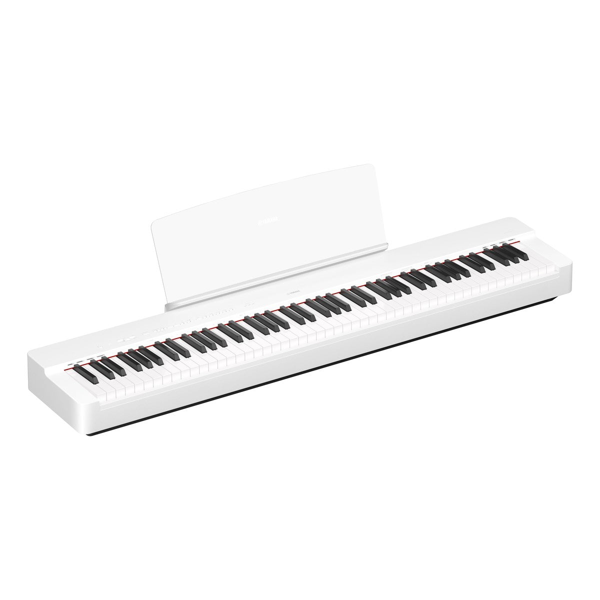 Piano digital Yamaha P-225 NP-225 portátil 88 teclas blanco vista frontal | Armonía Musical México