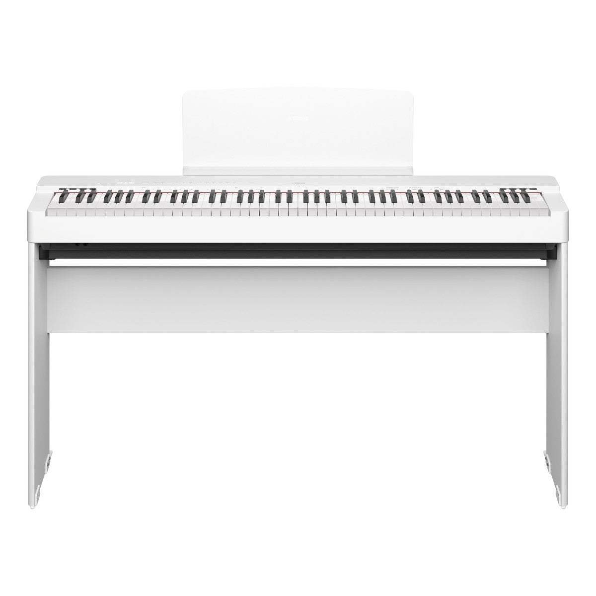 Piano digital Yamaha P-225 NP-225 portátil 88 teclas blanco vista completa | Armonía Musical México