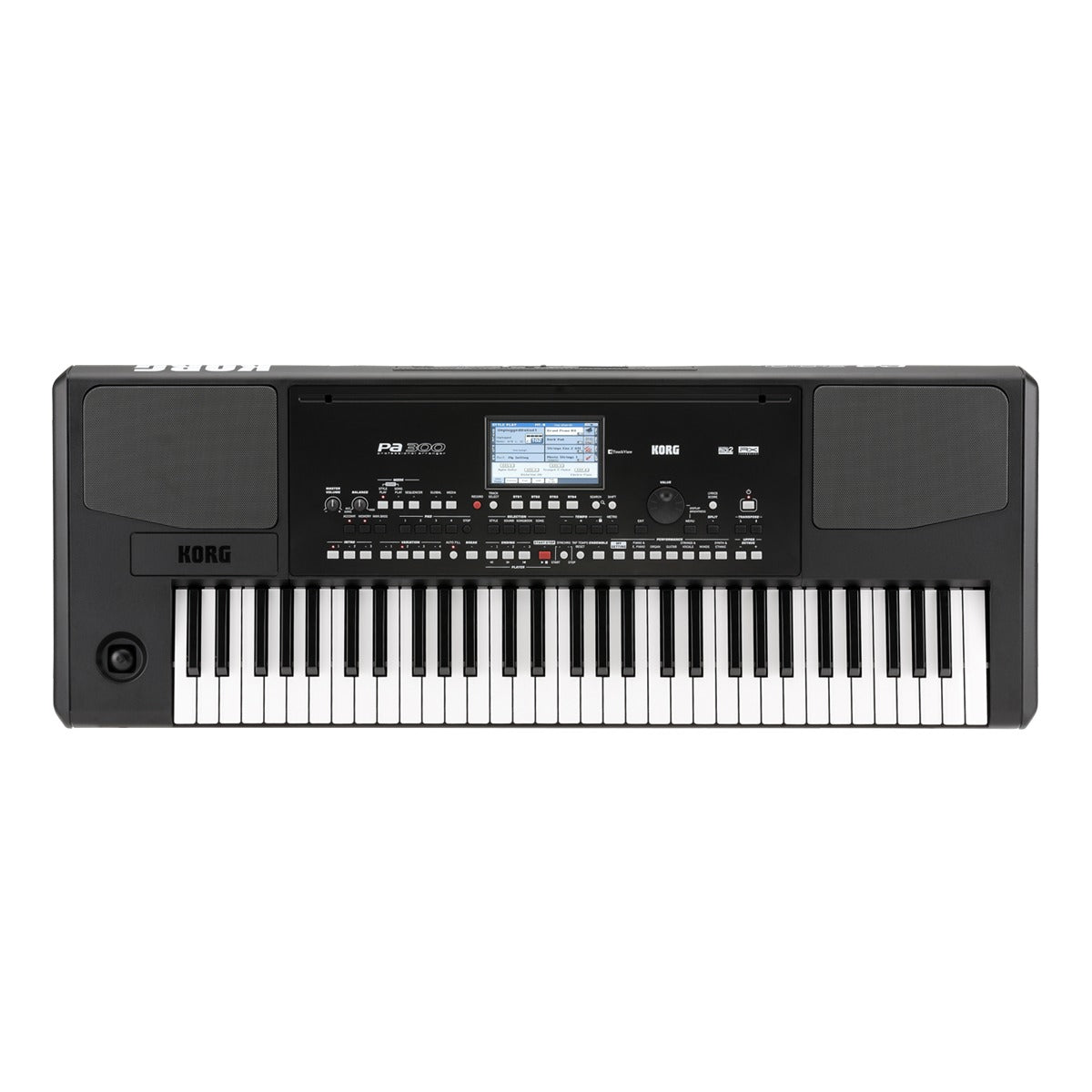 Korg PA300 teclado arranger 61 teclas vista superior | Armonía Musical México