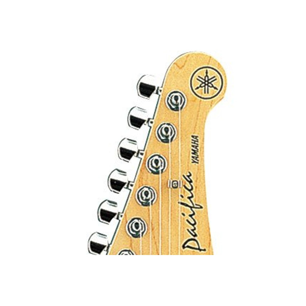 Guitarra eléctrica Yamaha PAC112J Pacifica negro detalle clavijero | Armonía Musical México