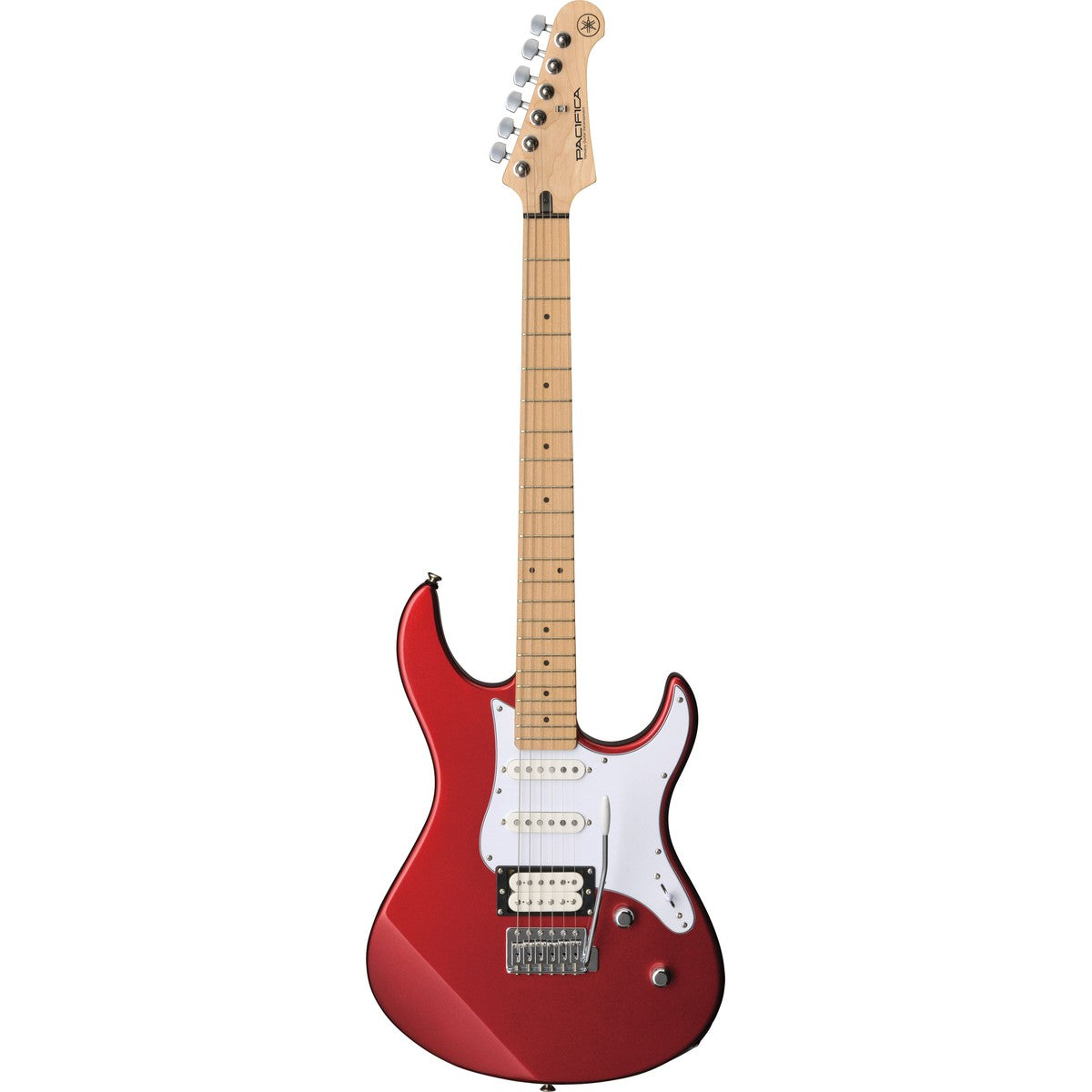 Guitarra eléctrica Yamaha PAC112VM Pacifica maple Red Metallic vista frontal | Armonía Musical México