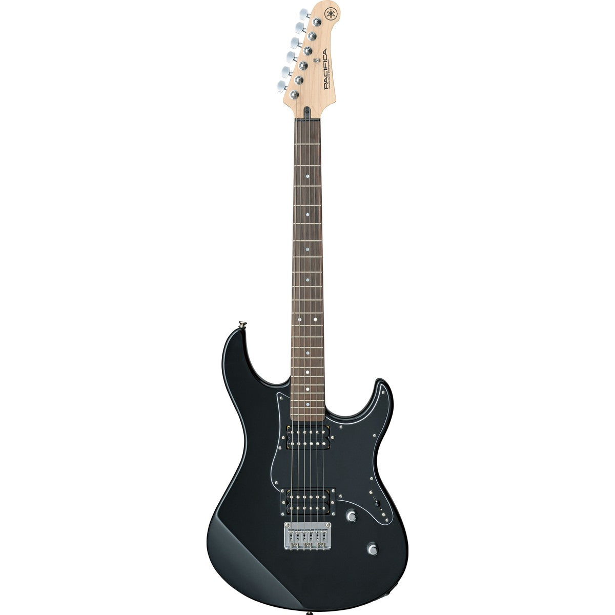 Guitarra eléctrica Yamaha PAC120H Pacifica negro 2 humbuckers vista frontal | Armonía Musical México