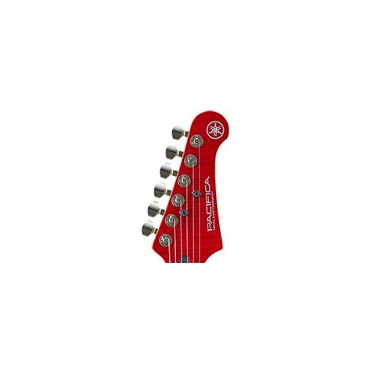 Guitarra eléctrica Yamaha PAC612VIIFMX Pacifica Fired Red detalle clavijero Grover | Armonía Musical México