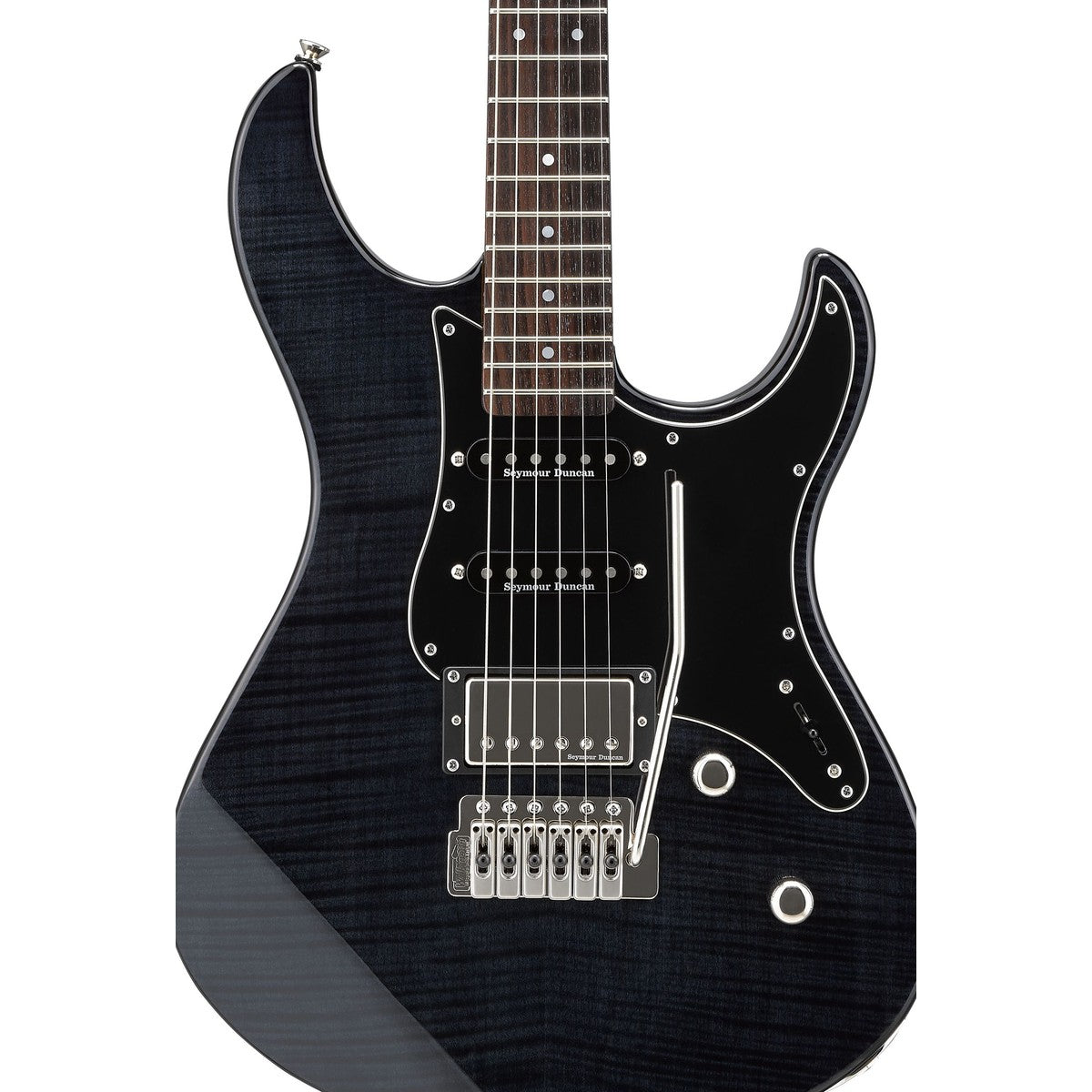 Guitarra eléctrica Yamaha PAC612VIIFM Pacifica flame maple Translucent Black | Armonía Musical México