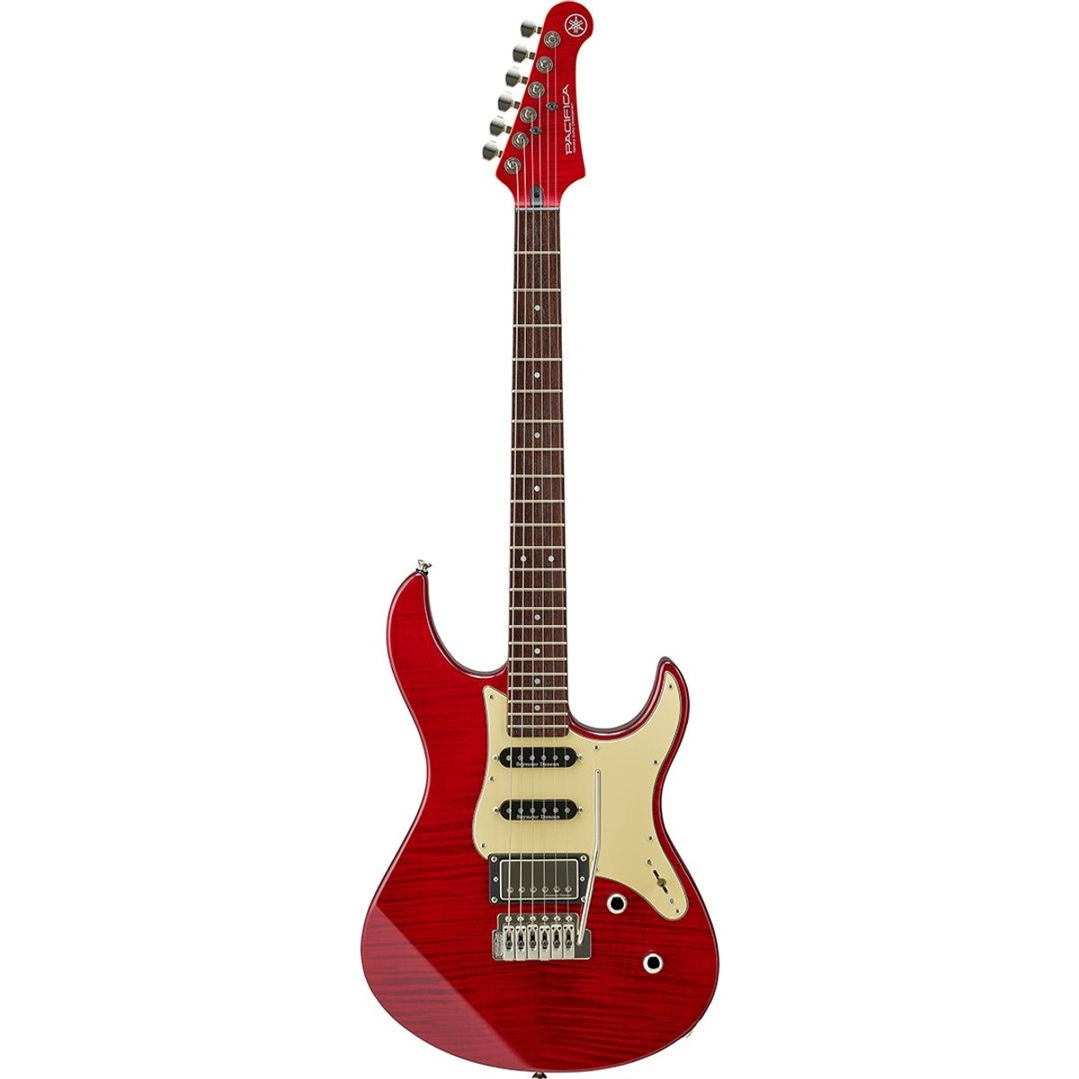 Guitarra eléctrica Yamaha PAC612VIIFMX Pacifica Fired Red vista frontal | Armonía Musical México