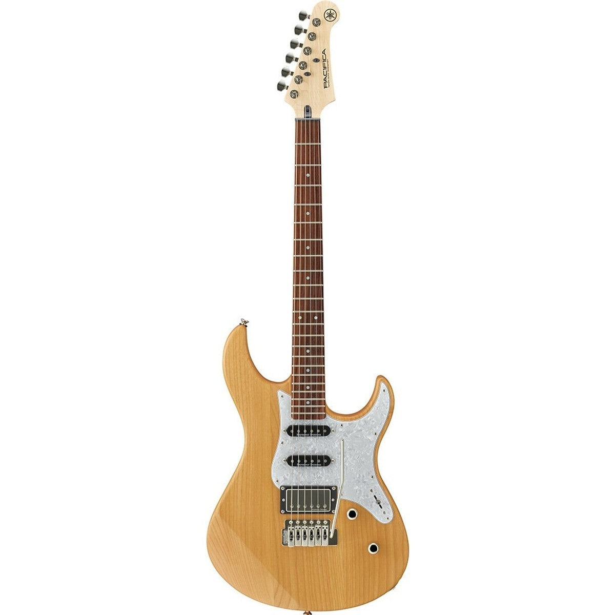 Guitarra eléctrica Yamaha PAC612VIIX Pacifica Yellow Natural Satin vista frontal | Armonía Musical México