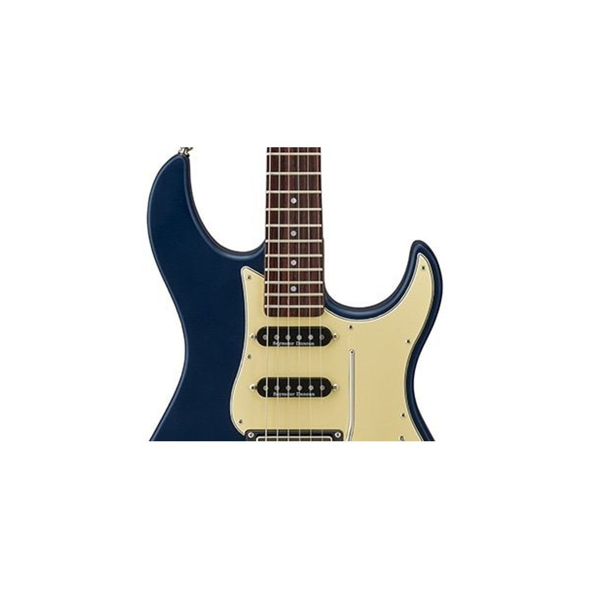 Guitarra eléctrica Yamaha PAC612VIIX Pacifica Matte Silk Blue detalle pastillas Seymour Duncan | Armonía Musical México
