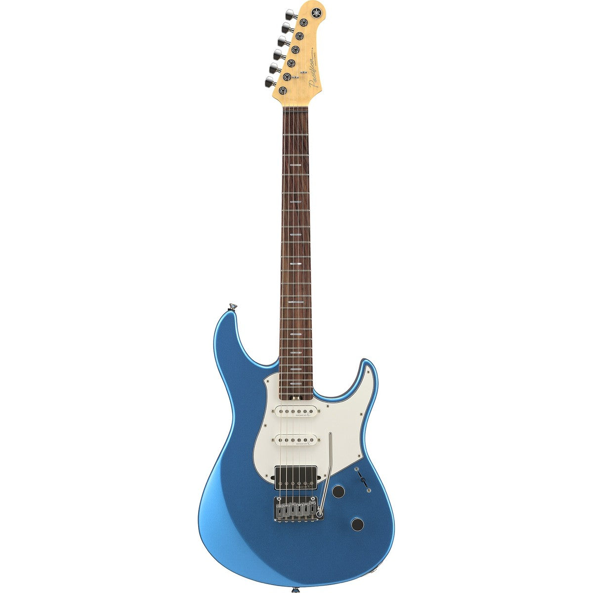 Guitarra eléctrica Yamaha PACP12 Pacifica Professional Sparkle Blue vista frontal | Armonía Musical México