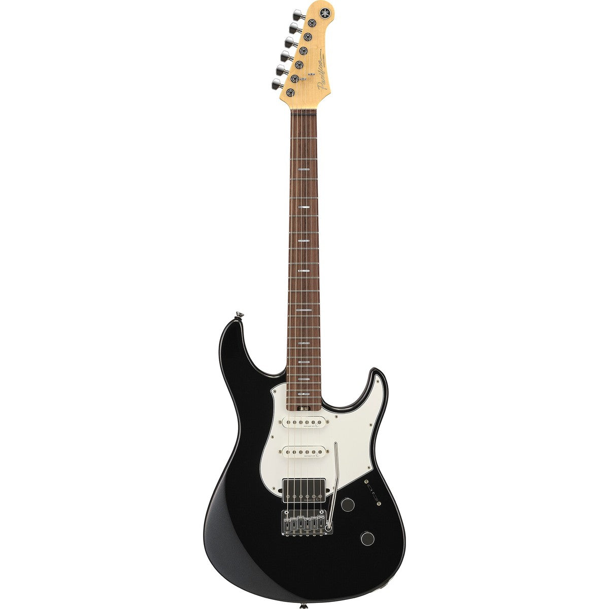 Guitarra eléctrica Yamaha PACP12 Pacifica Professional Black Metallic vista frontal | Armonía Musical México