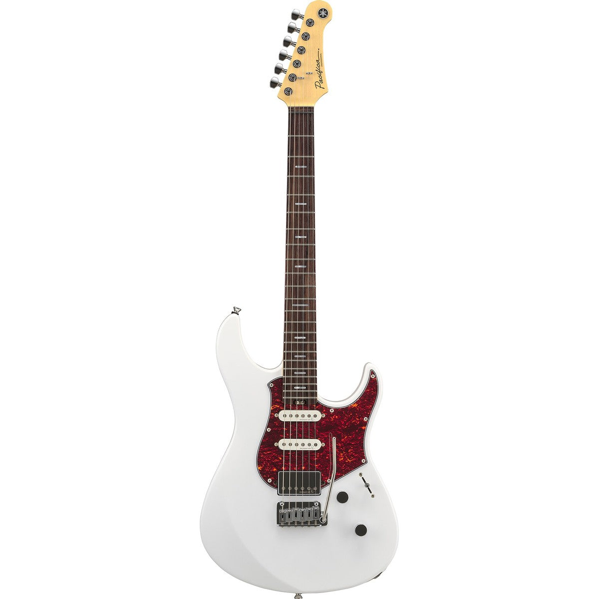 Guitarra eléctrica Yamaha PACP12 Pacifica Professional Shell White vista frontal | Armonía Musical México