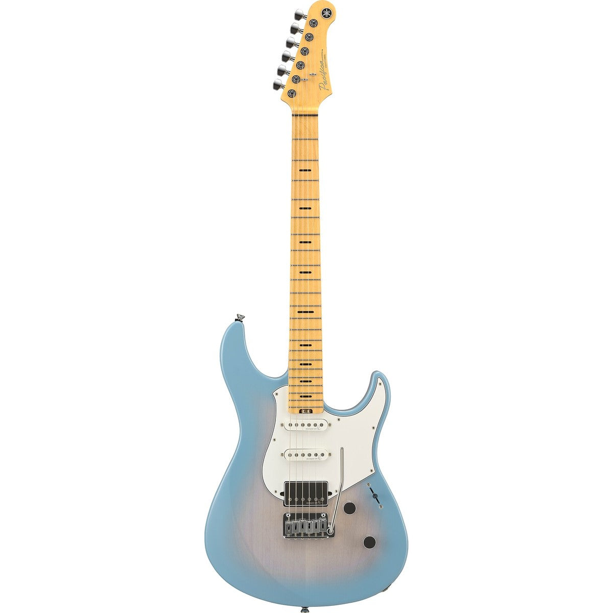 Guitarra eléctrica Yamaha PACP12M Pacifica Professional maple Beach Blue Burst vista frontal | Armonía Musical México