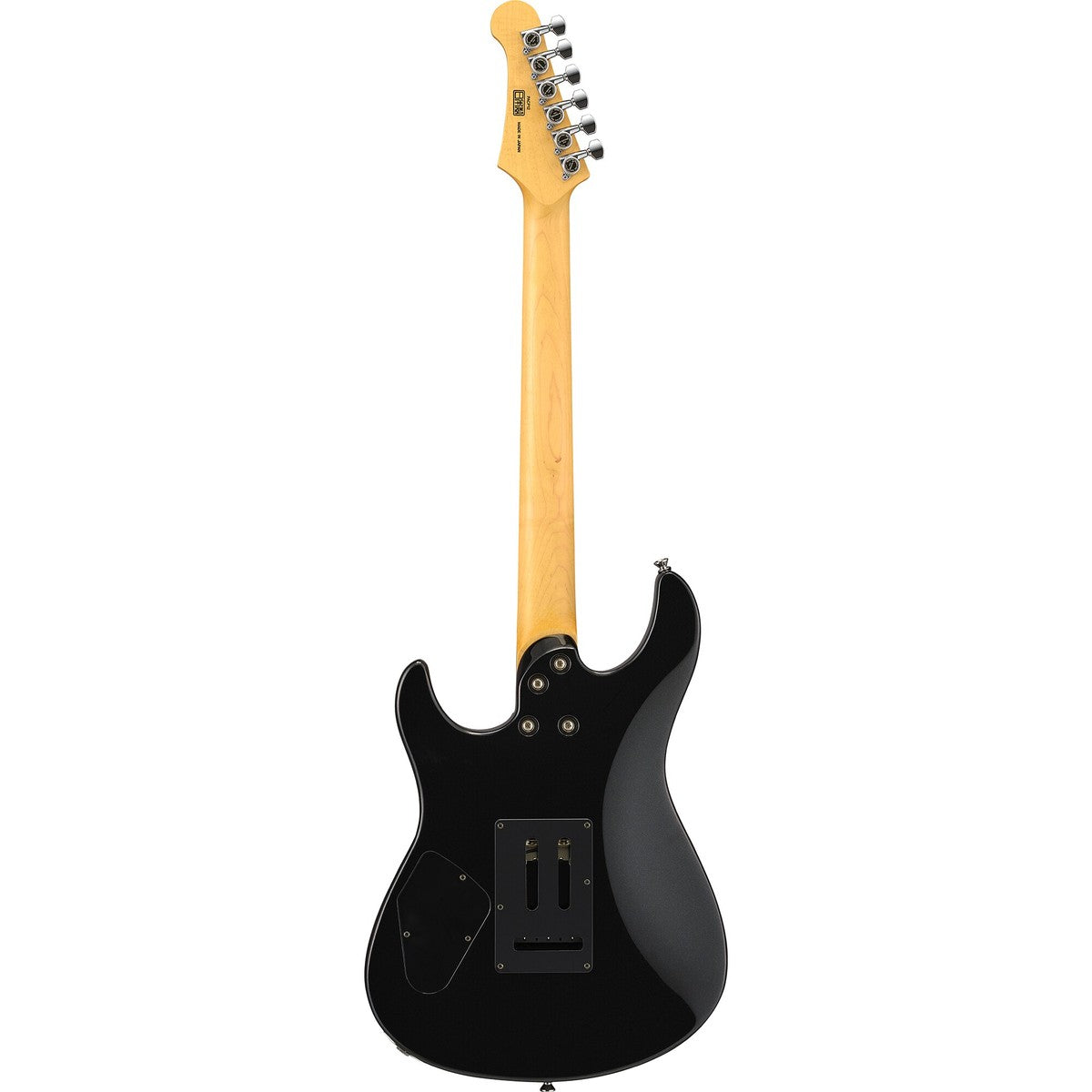 Guitarra eléctrica Yamaha PACP12M Pacifica Professional maple Black Metallic vista posterior | Armonía Musical México