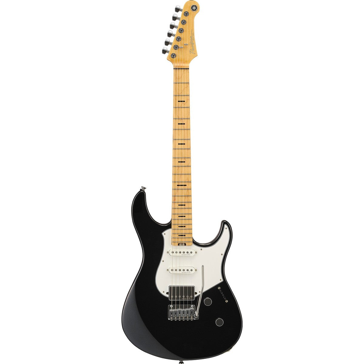 Guitarra eléctrica Yamaha PACP12M Pacifica Professional maple Black Metallic vista frontal | Armonía Musical México