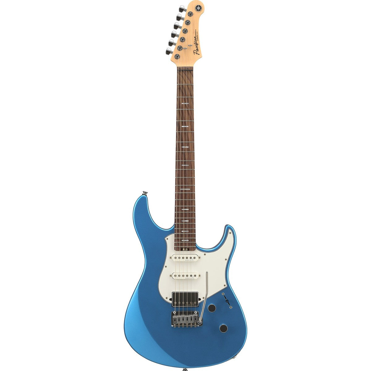 Guitarra eléctrica Yamaha PACS+12 Pacifica Standard Plus Sparkle Blue vista frontal | Armonía Musical México