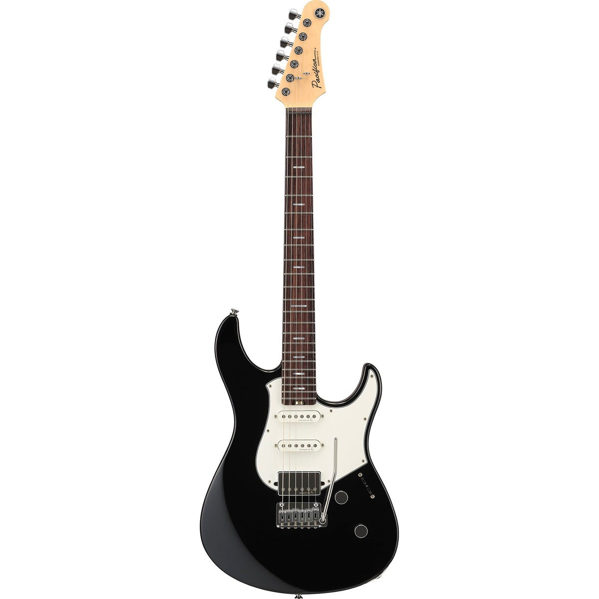 Guitarra eléctrica Yamaha PACS+12 Pacifica Standard Plus negro vista frontal | Armonía Musical México