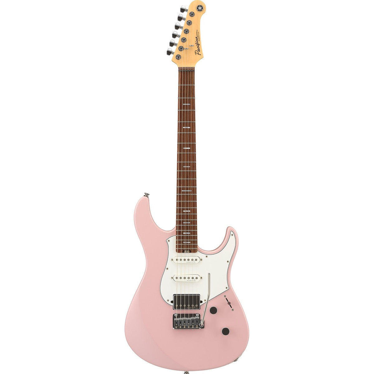 Guitarra eléctrica Yamaha PACS+12 Pacifica Standard Plus Ash Pink vista frontal | Armonía Musical México