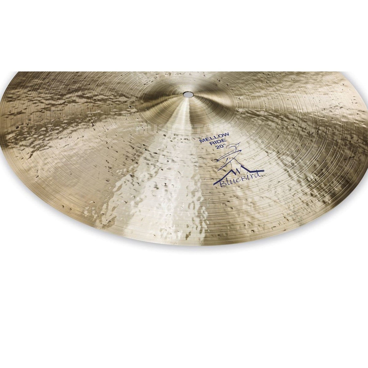 Platillo Paiste Masters Mellow Ride Blue Bird 20" detalle borde | Armonía Musical México