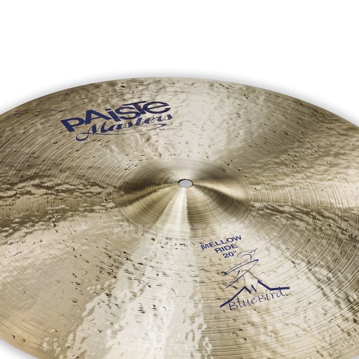 Platillo Paiste Masters Mellow Ride Blue Bird 20" vista cercana | Armonía Musical México