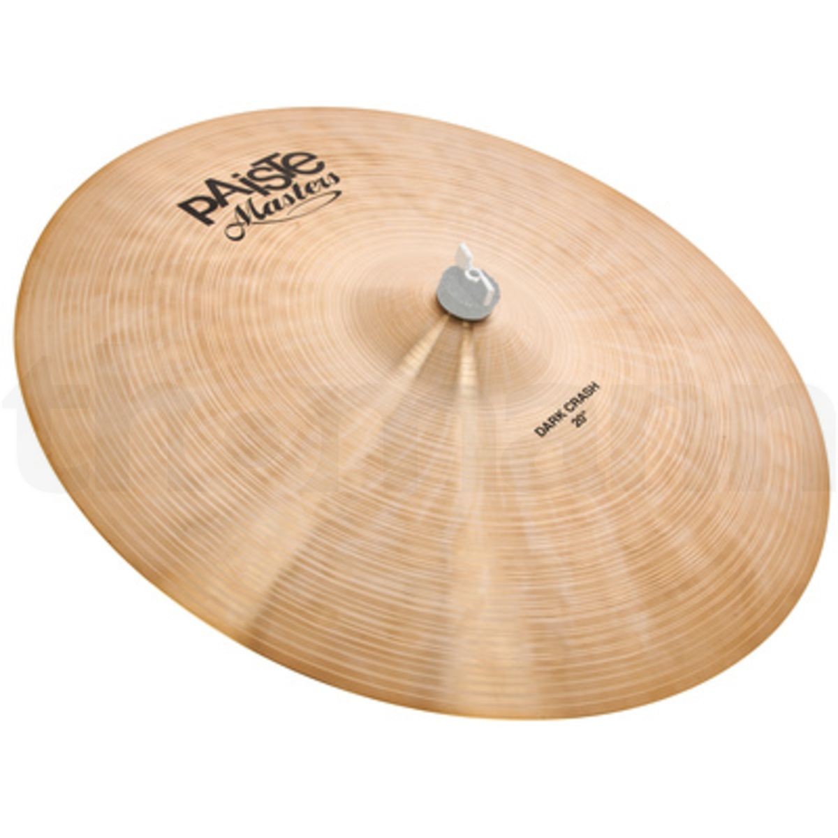 Platillo Paiste Masters crash 20 pulgadas vista en ángulo | Armonía Musical México