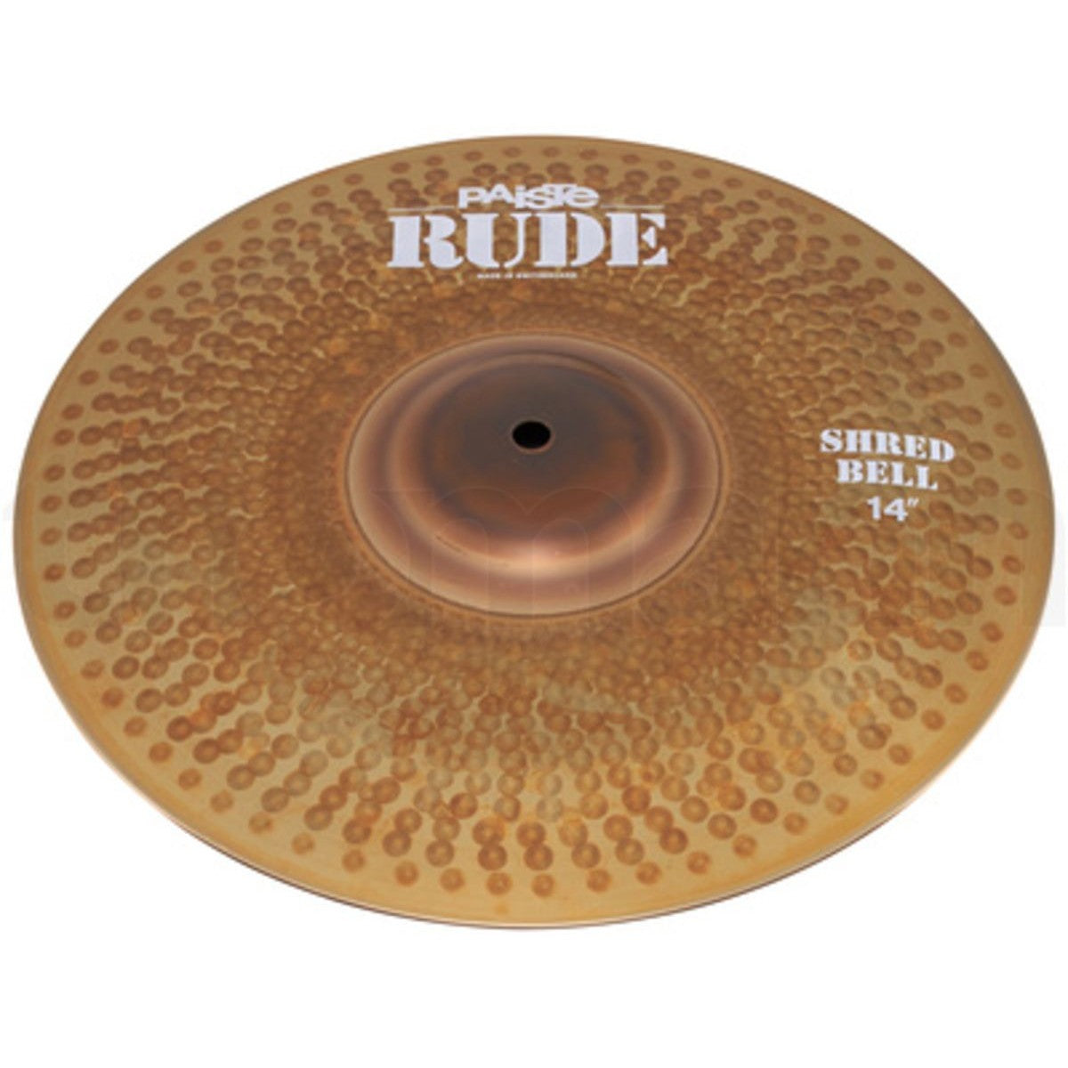 Platillo Paiste Rude Shred Bell 14 pulgadas vista frontal | Armonía Musical México