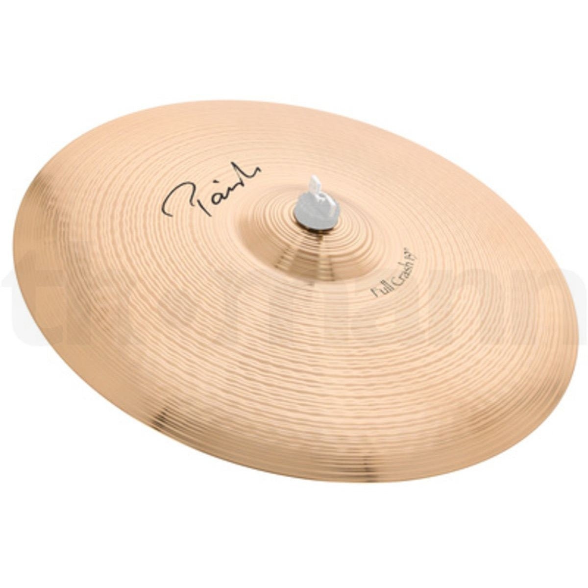 Platillo Paiste Signature Full crash 17 pulgadas vista en ángulo | Armonía Musical México